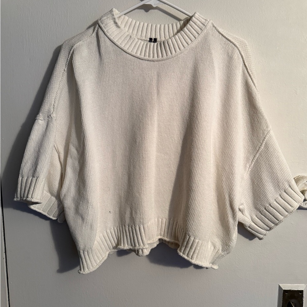 Anthropologie Oversized sweater tee